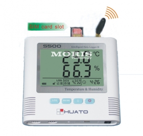 Alarm temperature and humidity data logger Huato S500 GSM